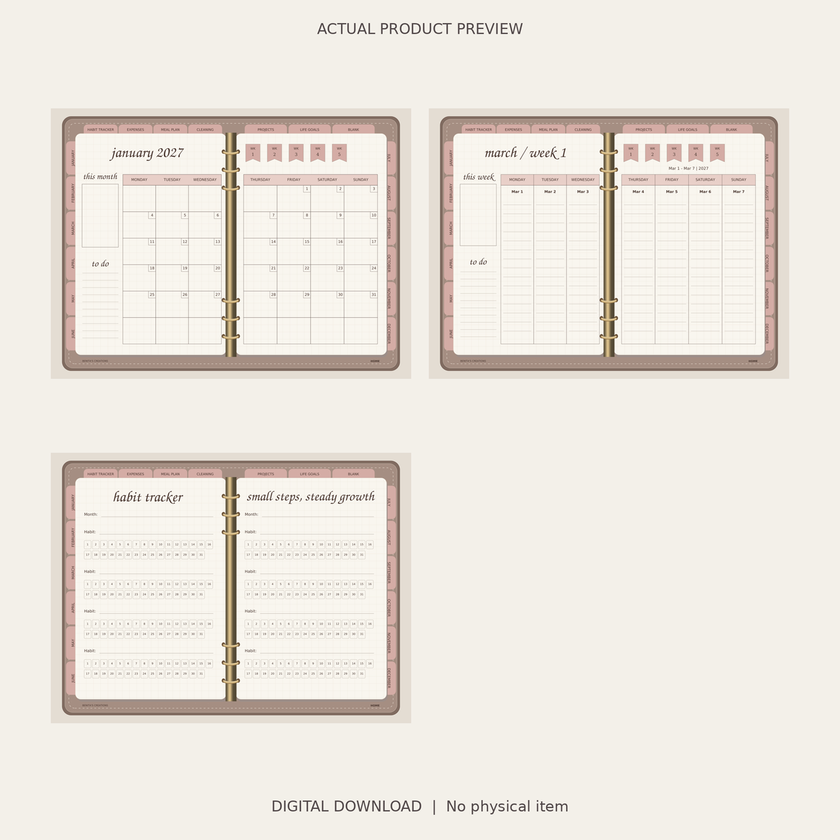Everyday Possibilities 2027 Dated Digital Planner