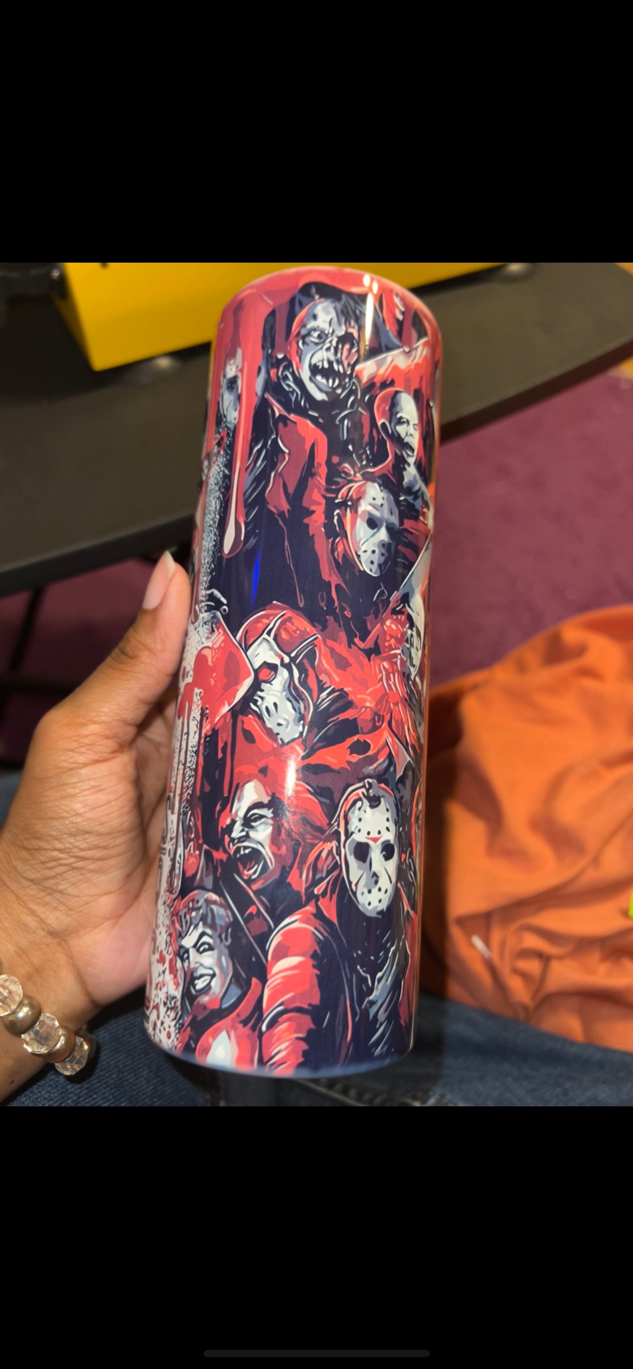 20 oz Just A Girl Who Loves Horror Movies