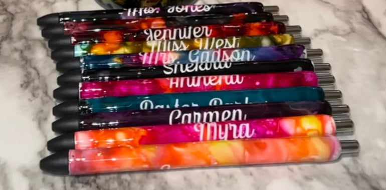 Custom Alcohol Ink Pen