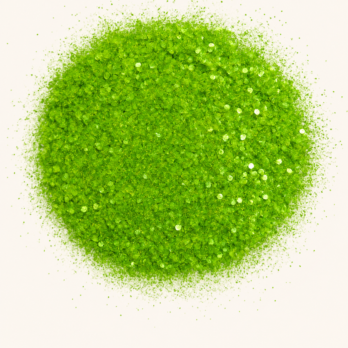 Lime Lights — lime green glitter