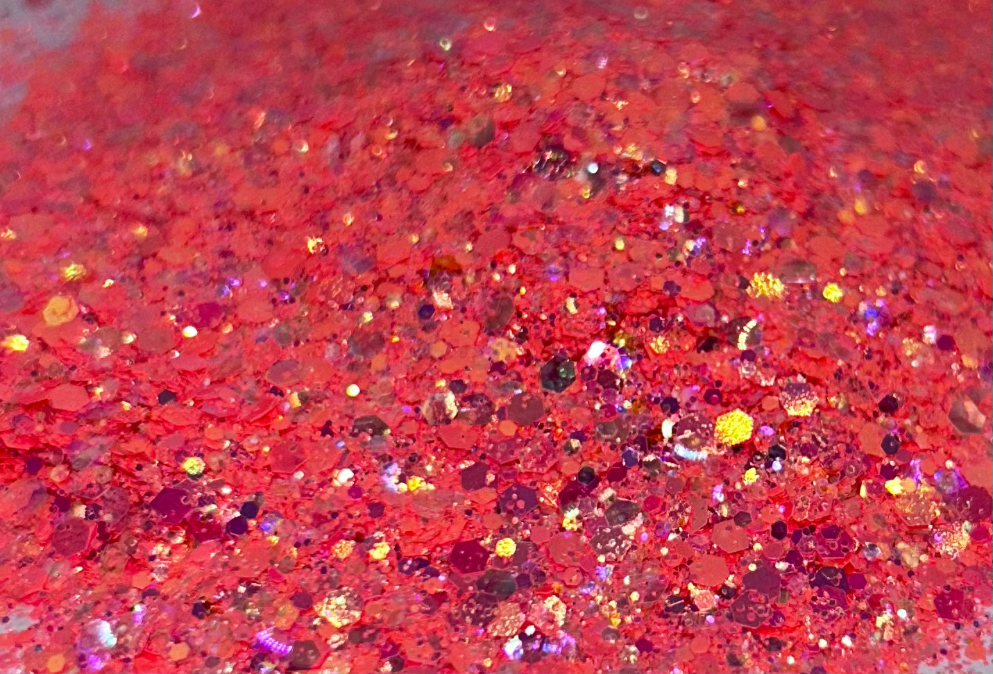 Punky Peach Glitter