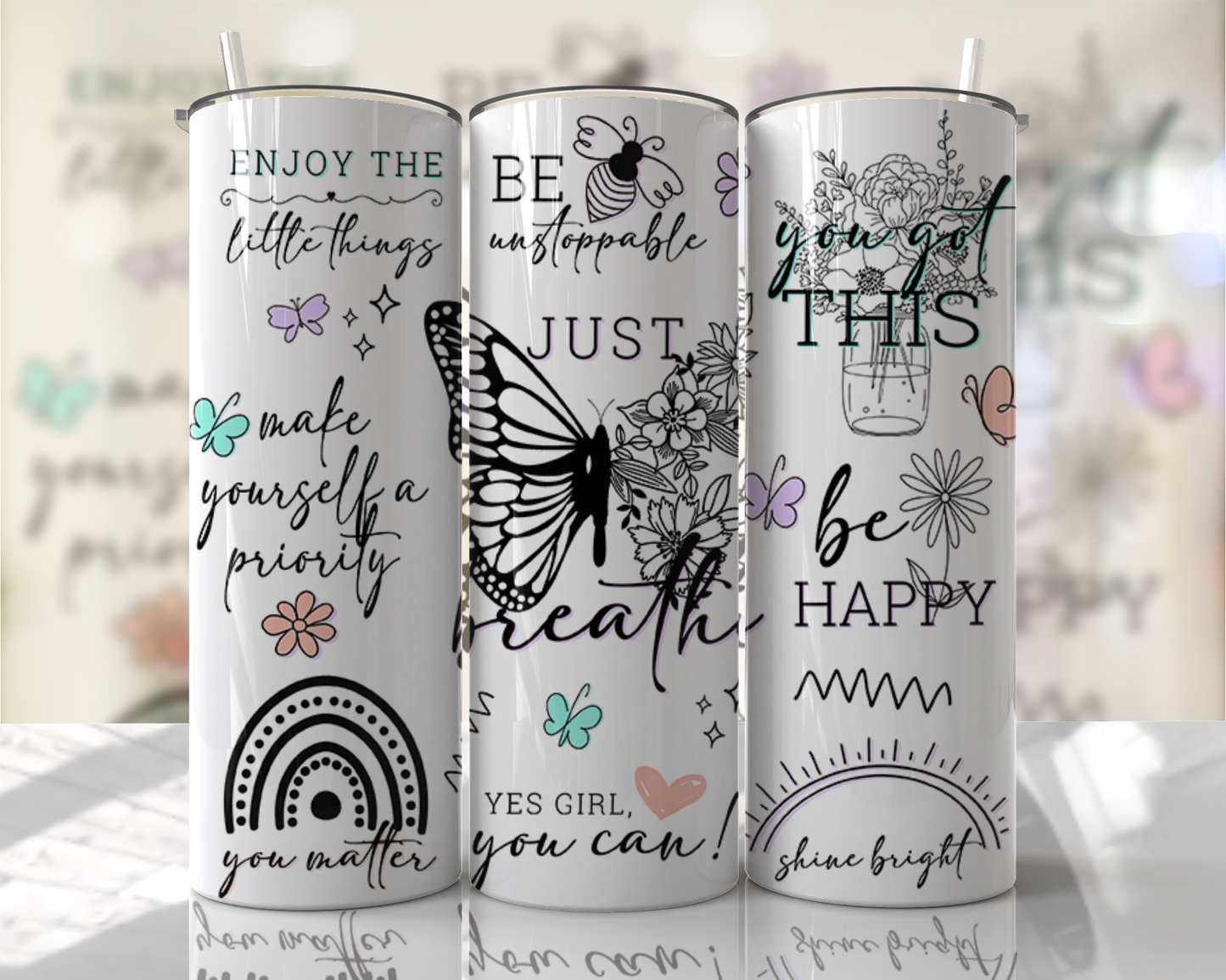 Gobelet de motivation RTS de 20 oz