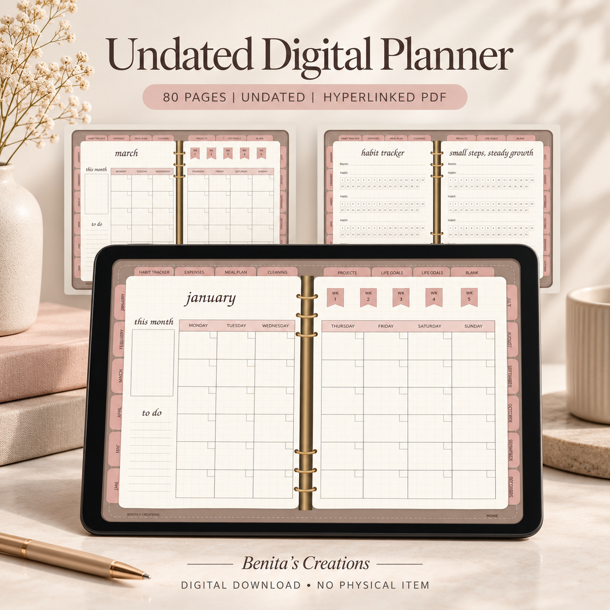 Everyday Possibilities Undated Digital Planner
