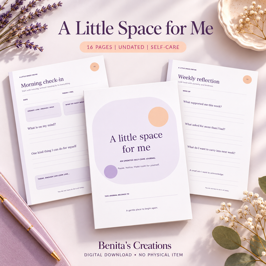 A Little Space for Me Self-Care Journal