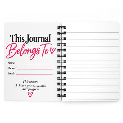 Soft Life Loading Spiral Bound Journal