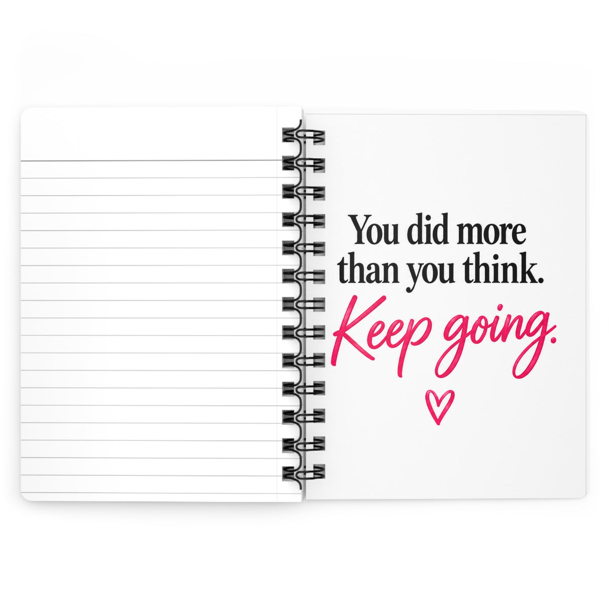 Soft Life Loading Spiral Bound Journal