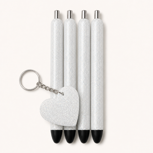 4 Pack of Custom Glitter Pens